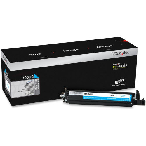 OEM Lexmark 70C0D20 Cyan Developer Unit (40,000 Pages)