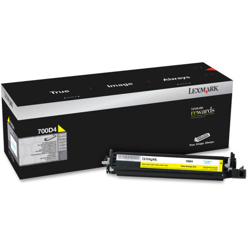 OEM Lexmark 70C0D40 Yellow Developer Unit (40,000 Pages)
