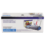 OEM Brother TN-221C Cyan Toner Cartridge (1,400 Pages)