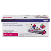 OEM Brother TN-225M High-Yield Magenta Laser Toner Cartridge (2,200 Pages)