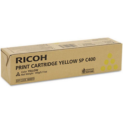 OEM Ricoh 820073 Yellow Laser Toner Cartridge (6,000 Pages)