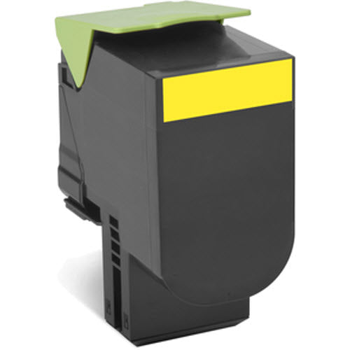 OEM Lexmark 80C1SY0 (801SY) Yellow Laser Toner Cartridge (2,000 Pages)