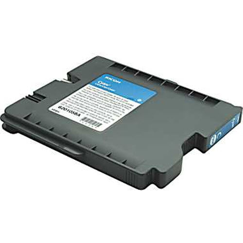 OEM Ricoh 405537 High-Yield Cyan Ink Cartridge (3,000 Pages)