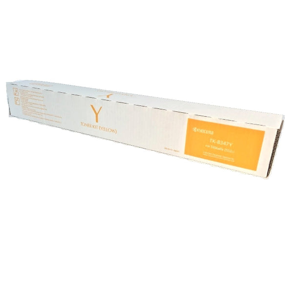 OEM Kyocera Mita TK-8347Y Yellow High Yield Toner Cartridge (12,000 Pages)