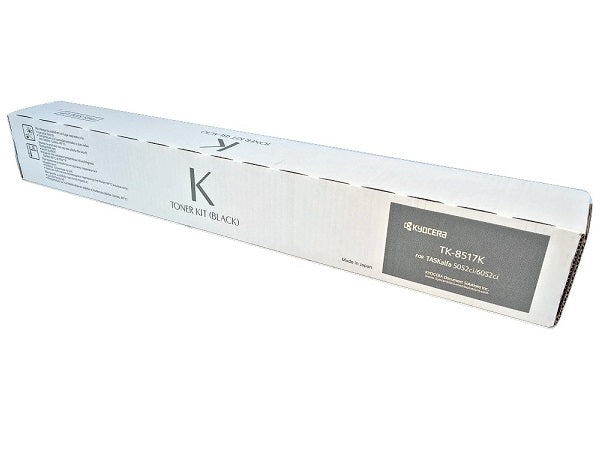 OEM CopyStar TK-8519K / TK-8517K Black Toner Cartridge (30,000 Pages)