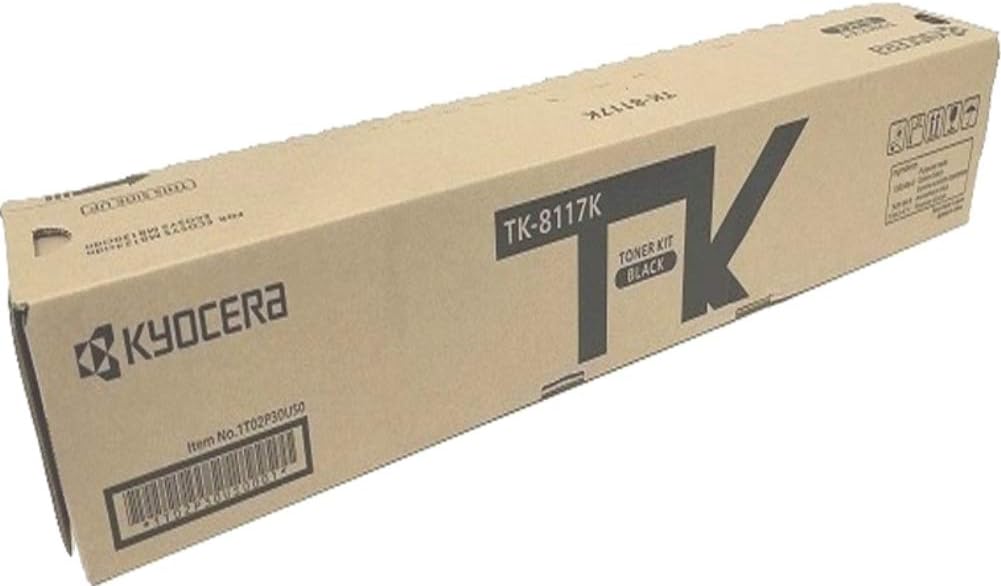 OEM Kyocera-Mita TK-8117K Black Toner Cartridge (12,000 Pages)
