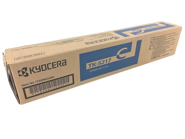 OEM Kyocera Mita TK-5217C Cyan Toner Cartridge (15,000 Pages)