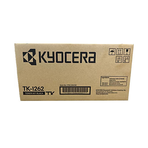 OEM Kyocera TK-1262 Black Toner Cartridge (10,000 Pages)