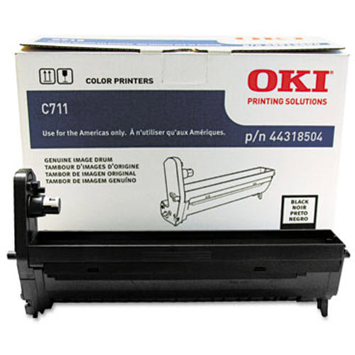 OEM Okidata 44318504 Black Laser Drum Unit (20,000 Pages)