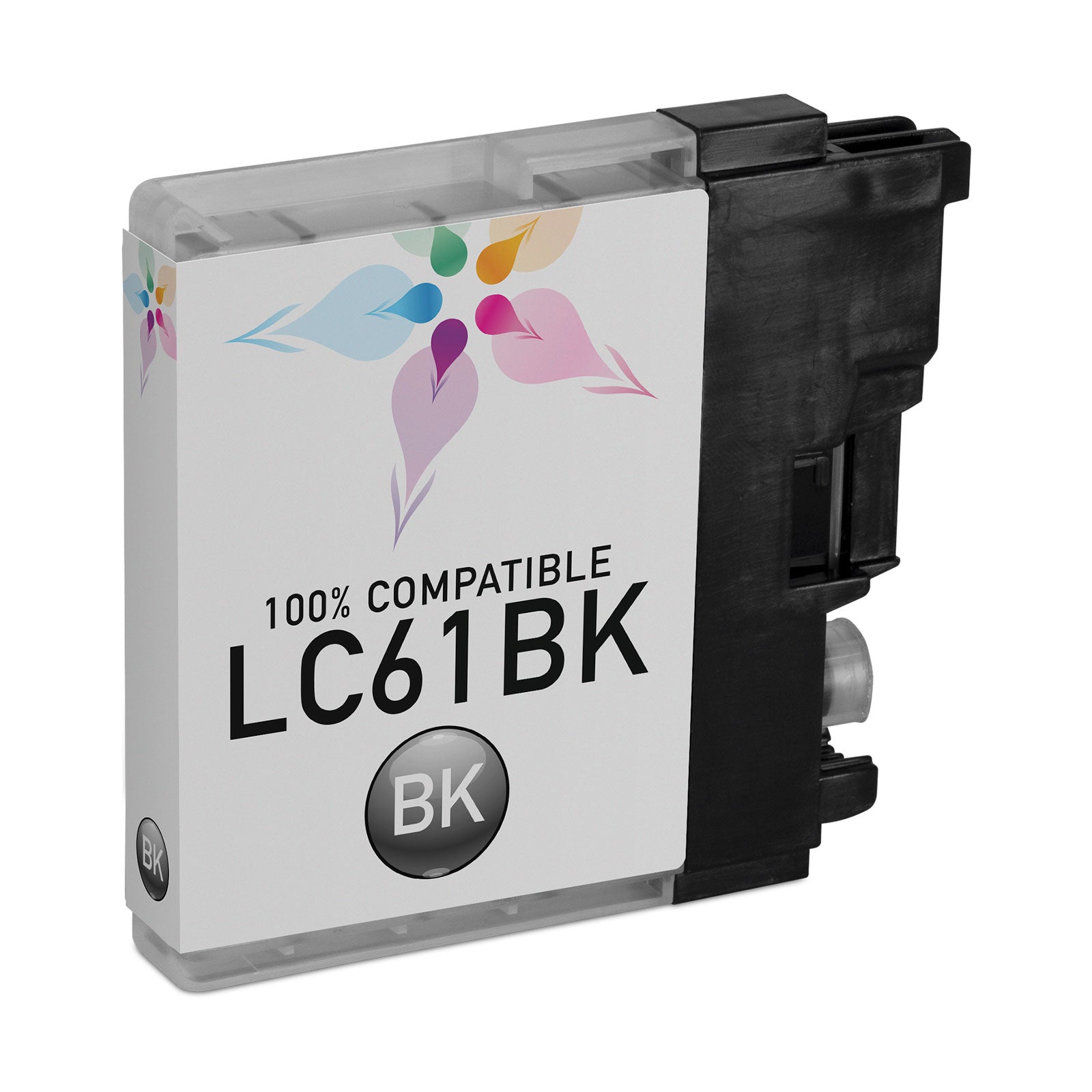 Compatible Brother LC61BK Black Ink Cartridge (450 Pages)