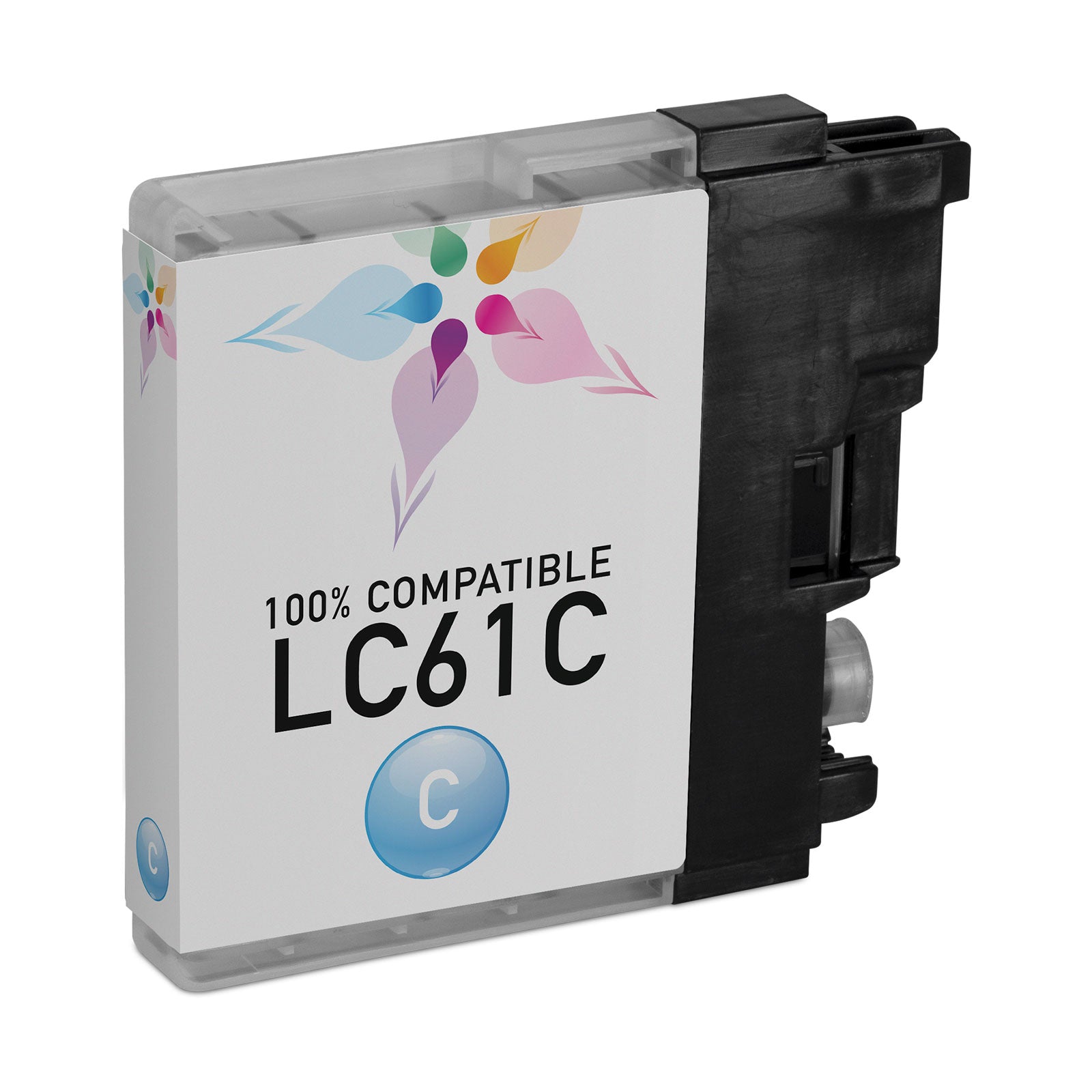 Compatible Brother LC61C Cyan Ink Cartridge (325 Pages)