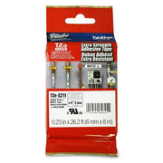 OEM Brother TZeS211 Black on White Tape Cartridge