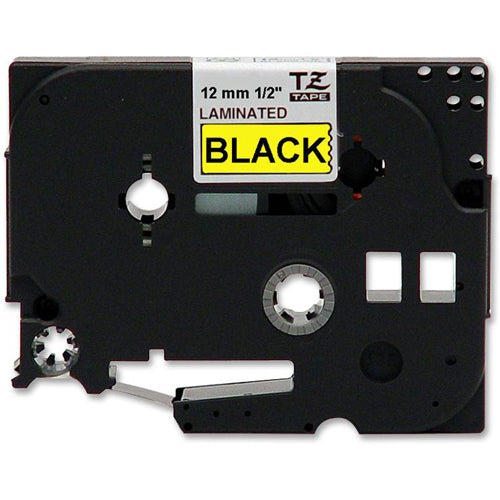 OEM Brother TZe631 Black on Yellow Tape (1/2")