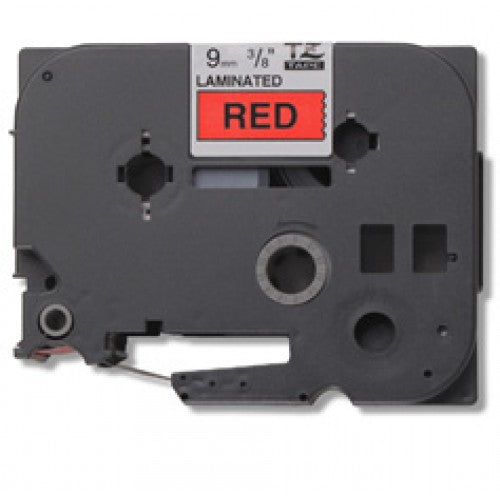 OEM Brother TZe421 Black on Red Tape (3/8")