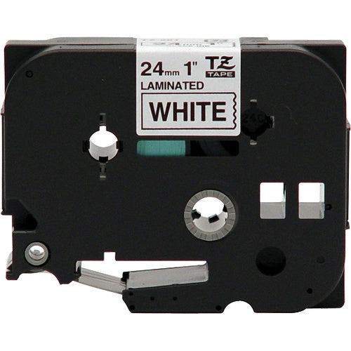 OEM Brother TZe251 Black on White Laminated Tape Cartridge