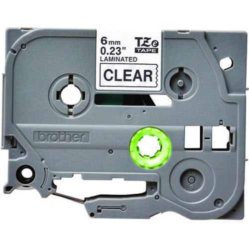 OEM Brother TZe111 Black on Clear Label Tape Cartridge
