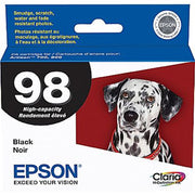 OEM Epson T098120 (T0981) High Yield Black Ink Cartridge (545 Pages)
