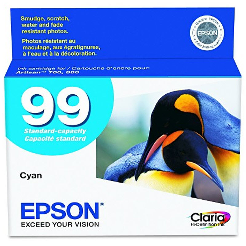 OEM Epson T099220 (T0992) Cyan Ink Cartridge