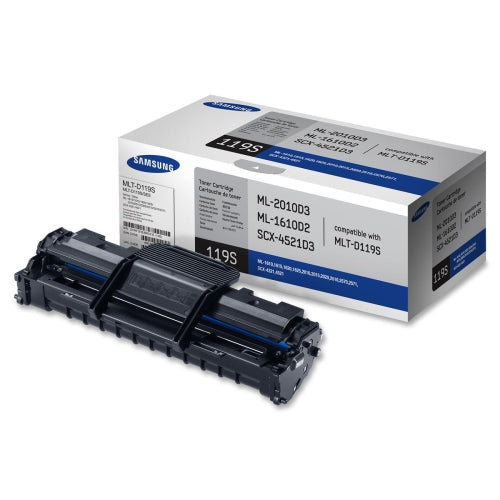 OEM Samsung MLT-D119S Black Laser Toner Cartridge (2,000 Pages)