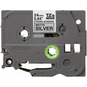 OEM Brother TZeS951 Black on Matte Silver Tape (1")