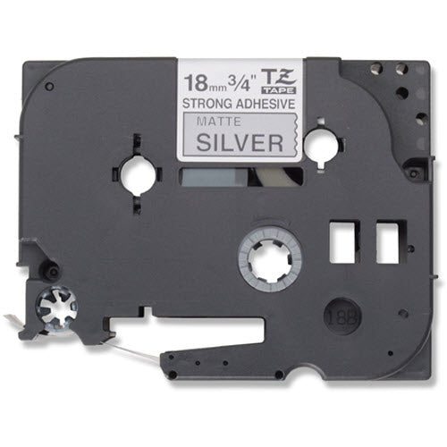OEM Brother TZeS941 Black on Matte Silver Tape (3/4")