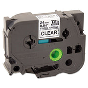 OEM Brother TZeS151 Black on Clear Tape (1")