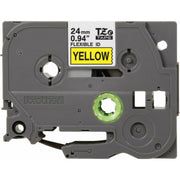 OEM Brother TZeFX651 Black on Yellow Tape (1")