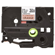 OEM Brother TZeB51 Black on Fluorescent Orange Tape (1")