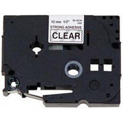OEM Brother TZAF131 Black on Clear Tape (1/2")