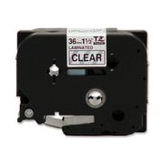 OEM Brother TZe161 Black on Clear Tape (1 1/2")