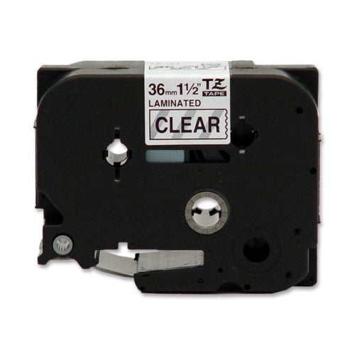 OEM Brother TZe161 Black on Clear Tape (1 1/2")