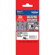 OEM Brother TZeS261 Black on White Tape (1 1/2")