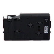 OEM Brother TC20 Black on White Tape (1/2")