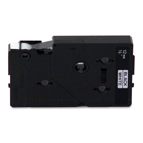 OEM Brother TC20 Black on White Tape (1/2")