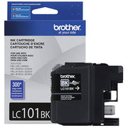 OEM Brother LC101BK Black Ink Cartridge (300 Pages)