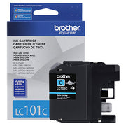 OEM Brother LC101C Cyan Ink Cartridge (300 Pages)