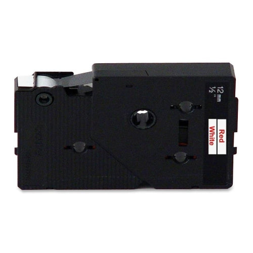 OEM Brother TC21 Red on White Tape 2-Pack (1/2")