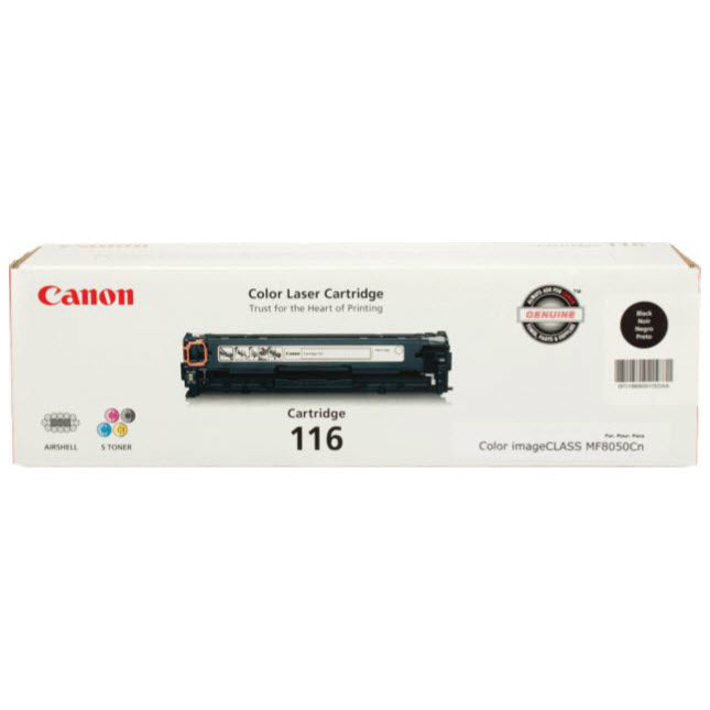 OEM Canon 116 Black Laser Toner Cartridge (2,300 Pages)