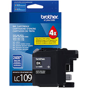 OEM Brother LC109BK Black Ink Cartridge (2,400 Pages)