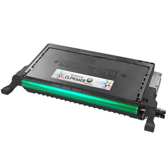 Remanufactured Samsung CLP-K660B Black Laser Toner Cartridge (5,500 Pages)