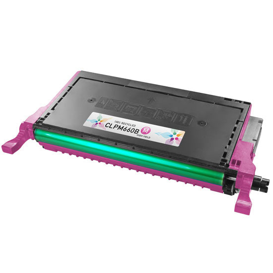 Remanufactured Samsung CLP-M660B High Capacity Magenta Laser Toner Cartridge (5,000 Pages)
