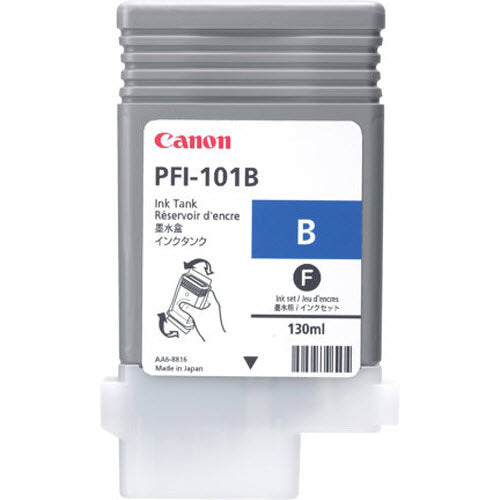 OEM Canon 0891B001AA (PFI-101B) Blue Ink Cartridge