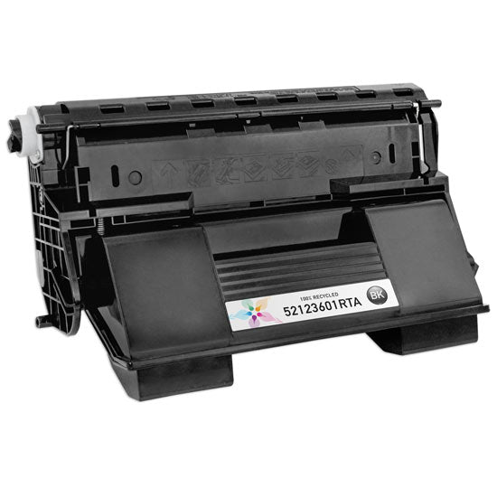 Remanufactured Okidata 52123601 Black Toner Cartridge (15,000 Pages)