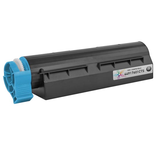 Compatible Okidata 44917601 Black Toner Cartridge (12,000 Pages)