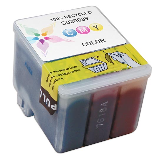 Remanufactured Epson S020089 Color Ink Cartridge (380 Pages)
