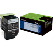 OEM Lexmark 70C10K0 Black Toner Cartridge (1,000 Pages)