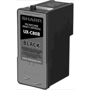 OEM Sharp UX-C80B Black Ink Cartridge