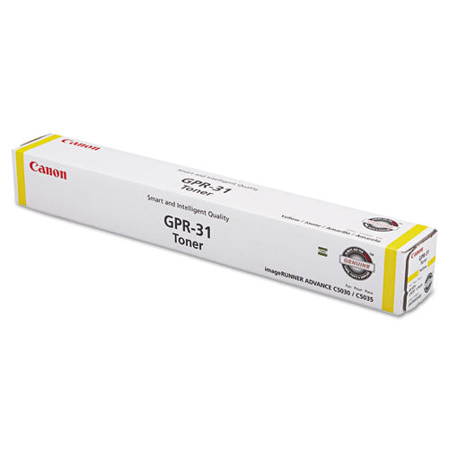 OEM Canon GPR-31 Yellow Toner Cartridge (27,000 Pages)