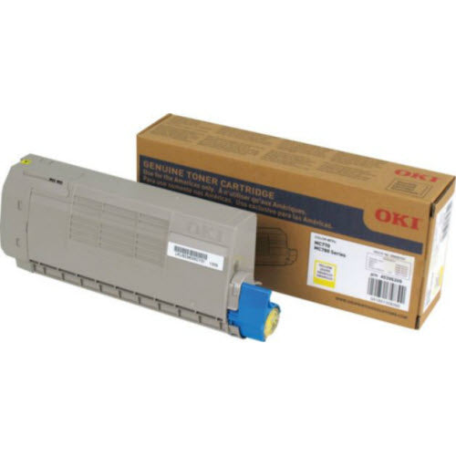 OEM Okidata 45396209 Yellow Toner Cartridge (11,500 Pages)