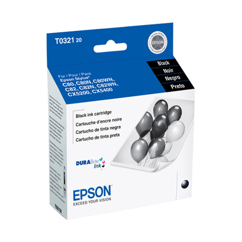 OEM Epson T032120 Black Ink Cartridge (870 Pages)